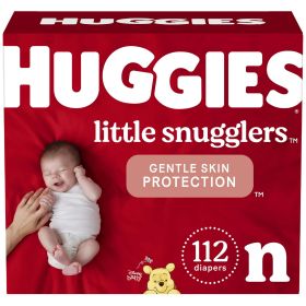 Huggies Little Snugglers Size Newborn;  112 Count