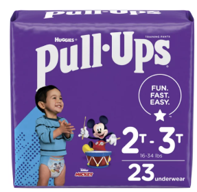 Pull-Ups Boys' Potty Training Underwear Size 4;  2T-3T;  23 Ct