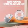 Breast Milk Collector; BPA Free Silicone Wearable Milk Saver Nursing Cup; Leak-proof Reusable Breast Milk Storage Shell