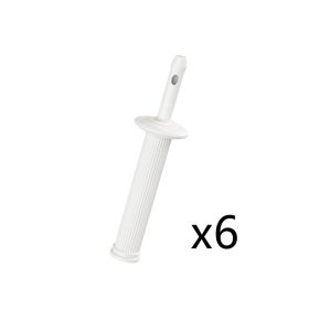 Roman Pillar Baby Flatulence Exhaust Rod (Option: White 6 PCs)