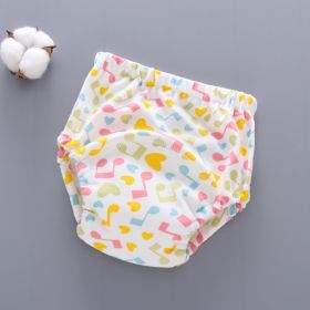 Baby Training Pants Washable 6-layer Gauze Diaper Cover (Option: Music-S Code-5PCS)