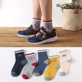 Winter Warm Boys And Girls Middle-aged Baby Socks (Option: Style13-3to5 years)