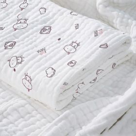 Baby Cotton Super Soft Absorbent Gauze Bath Towel (Option: Cow-110x110cm)