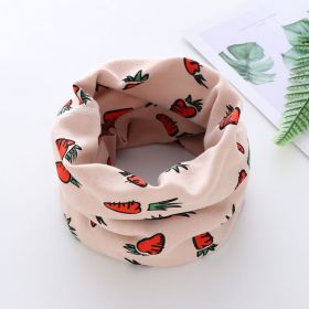 Baby Neck Scarf For Boys And Girls (Option: Beige radish)