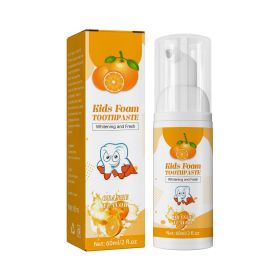 Children's Foam Tooth Cleaning Mousse Toothpaste (Option: Orange flavor)