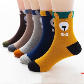 Winter Warm Boys And Girls Middle-aged Baby Socks (Option: Style6-3to5 years)