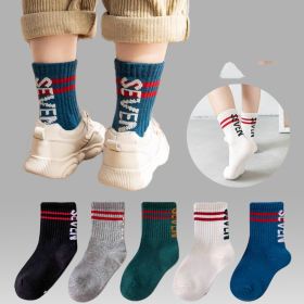 Winter Warm Boys And Girls Middle-aged Baby Socks (Option: Style22-9to12 years)