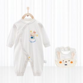 Cotton One-piece New Baby Autumn Clothes Crawling Suit (Option: Rabbit-59cm)