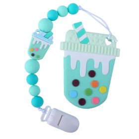 Baby Supplies Dental Gel Pacifier Chain Set (Color: Green)
