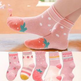 Winter Warm Boys And Girls Middle-aged Baby Socks (Option: Style5-3to5 years)