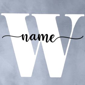 Personalized Baby Name Bodysuit Custom Newborn Name Clothing (Option: W-9m)