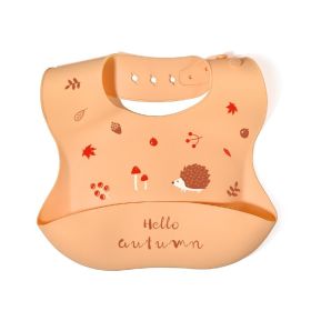 Waterproof Children's Saliva Bag Feeding Auxiliary Food Bib (Option: Hedgehog)