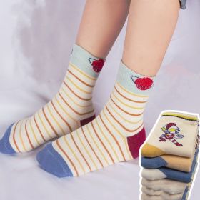 Winter Warm Boys And Girls Middle-aged Baby Socks (Option: Style4-6to8 years)