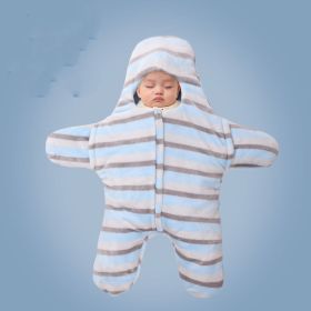 Newborn Baby Holding Quilt Sleeping Bag (Option: Blue-78x45cm)
