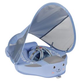 Non-inflatable Baby Swim Collar (Option: Blue-Style1)