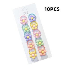 Cartoon Baby Girl Hair Clips Cute Bear Children Hairpin Bowknot Knitted Flower Kids Barretees Baby Hair Accessories (Color: G-3)