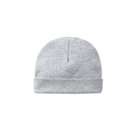 Baby Solid Color Double Dome Hat Tire Cap Thermal Caps (Color: Grey, Size/Age: 73 (6-9M))
