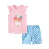 Baby Girl Floral Pattern Crewneck T-Shirt Summer Clothing Sets