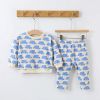 Baby All Over Print Pattern Hoodies Combo Pants Sets