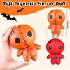 1pc, Mexican Day Of The Dead Squishy Slow Rebound Ghost Doll, Halloween Whole Person Toys, Squeeze Vent PU Simulation Toys, Creative Small Gift, Holid