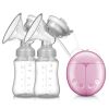 Best-selling Double Suction Baby Feeder Massage Moms Helper Hands Free Electric Breast Pump Bottle Milk Extractor