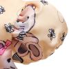 Baby Girl Cartoon Bear Pattern Puff Sleeves Princess Formal Dress