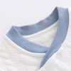 Baby Solid Color Side Button Design Cardigan Combo Trousers Quilted Warm Tracksuit Sets