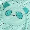 Baby Girl Polka Dot & Cartoon Bear Patched Pattern Long Sleeve Hoodies