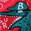 Baby Boy 1pcs Cartoon Dinosaur Embroidered Pattern Fleece Warm Sweater