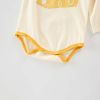 Baby 1pcs Cartoon Graphic Soft Cotton Long Sleeves Bodysuit With Hats