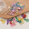 10pcs Cream Color Dripping Oil Sweet Girl BB Clip Cute Everything Children's Hair Clip Baby Bangs Side Clip