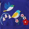 Baby Girl Embroidered Pattern Long Sleeve O-Neck Cotton Hoodie