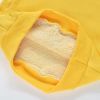 Baby Cartoon Bear Print Pattern Fleece Thickened Hooded Sweatshirt