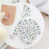 Baby Girl 1pcs Flower Graphic Lapel Design Triangle Onesies