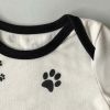 Baby 1pcs Cat Paw Pattern Kitty & Punny Shape Design Bodysuit Combo Hats