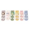 Baby Cartoon Animal Graphic Thermal Plush Design Long Tube Socks
