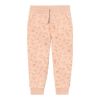 Baby Girl Ditsy Flower Pattern Solid Color Warm Thickened Trousers