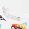Baby Boy Cartoon Truck Pattern Longsleeve O-Neck Shirt