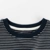 Baby Striped Pattern Long Sleeves O-Neck Loose Shirt