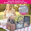 Multifunctional Diaper Bag Backpack Waterproof Mommy Bag Nappy Bag Maternity Backpack for Baby with Insulated Pockets Diaper Pad Toys Burp Cloth USB P