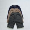 Baby Solid Color Cotton Quilted Winter Pants Outfits
