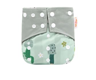 Western Style Digital Printing Bamboo Charcoal Diapers (Option: GF23)