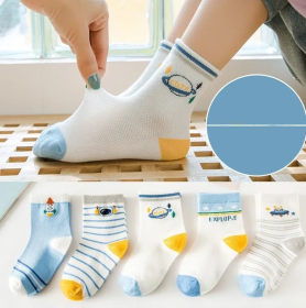 Winter Warm Boys And Girls Middle-aged Baby Socks (Option: Style18-3to5 years)