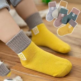 Winter Warm Boys And Girls Middle-aged Baby Socks (Option: Style7-9to12 years)
