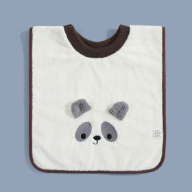 Child Wash Towel Baby Embroidery Bib (Option: Panda)